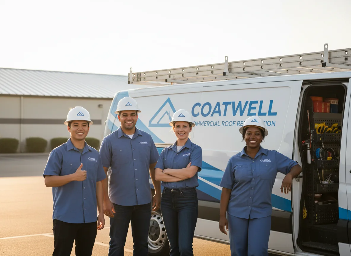 Commercial roof coating company in Meta, MO